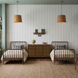 Liberty Spindle Twin Bed in Natural Walnut