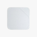 Picnic Gingham Baby Hooded Towel - Blue