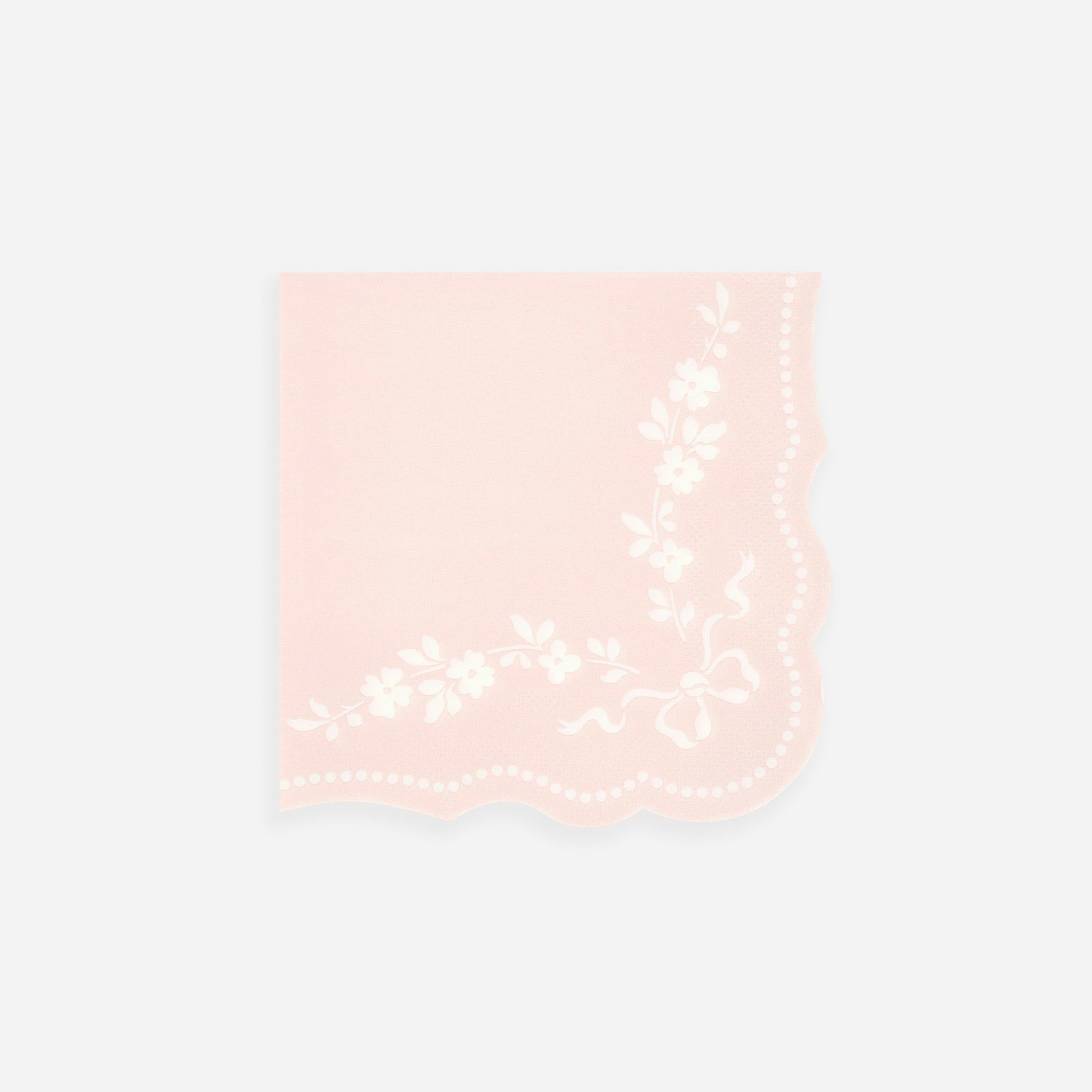 Rococo Pink Small Napkins