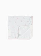 Baby Jersey Bunny Blanket in Pale Pink