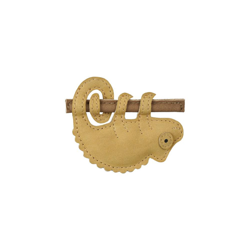 Talei Clip | Yellow Chameleon | Khaki Nubuck