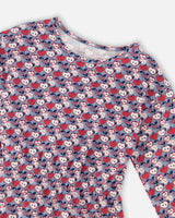 Organic Cotton Dress with Flounce Hem