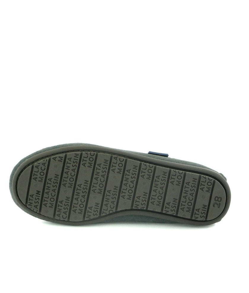 Suede Leather Tassel Moccasins, Grey