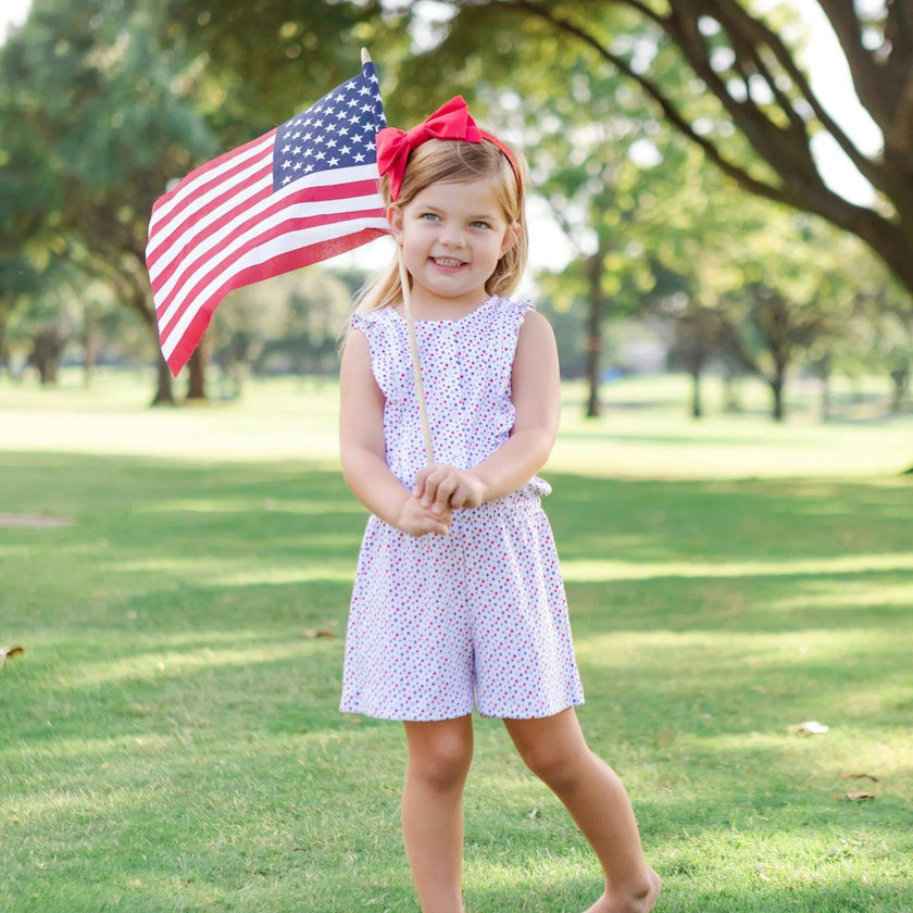 Lola Girls' Romper - Star Spangled