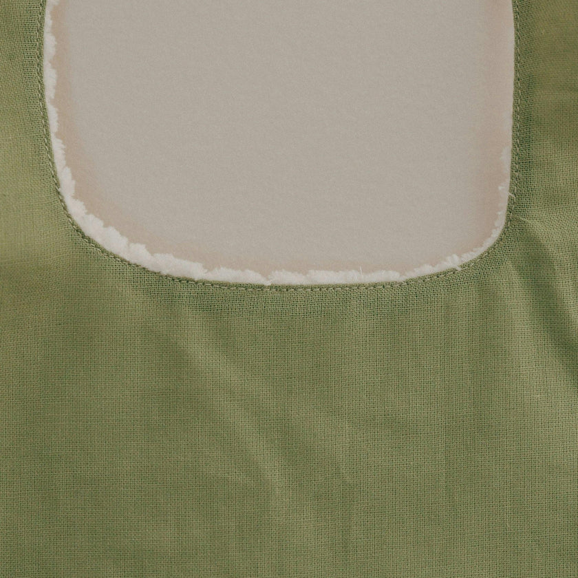 Soothe & Snap Pacifier Bib- Olive Grove