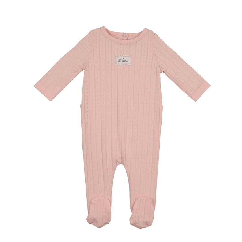 Bebe Pointelle Footie