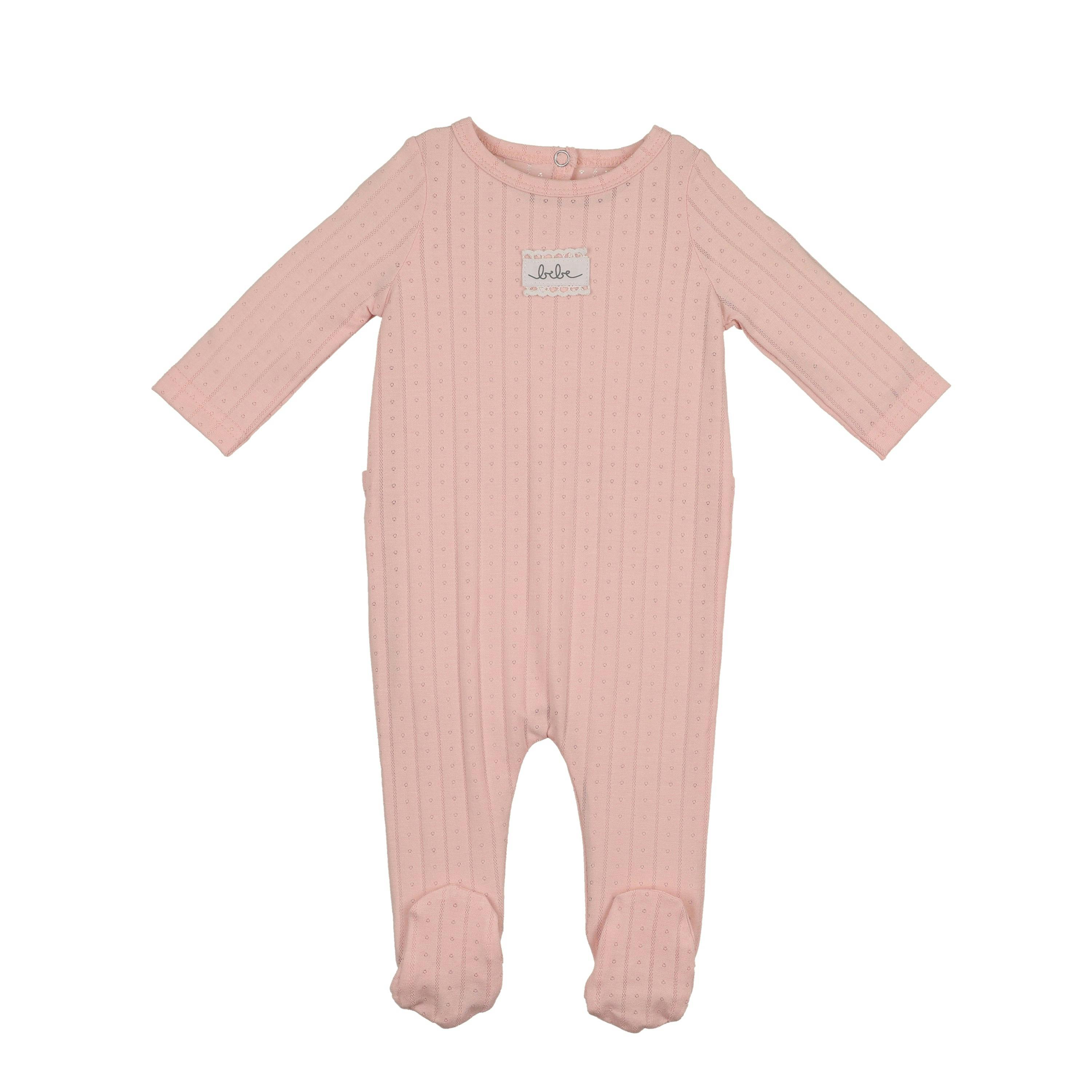 Bebe Pointelle Footie