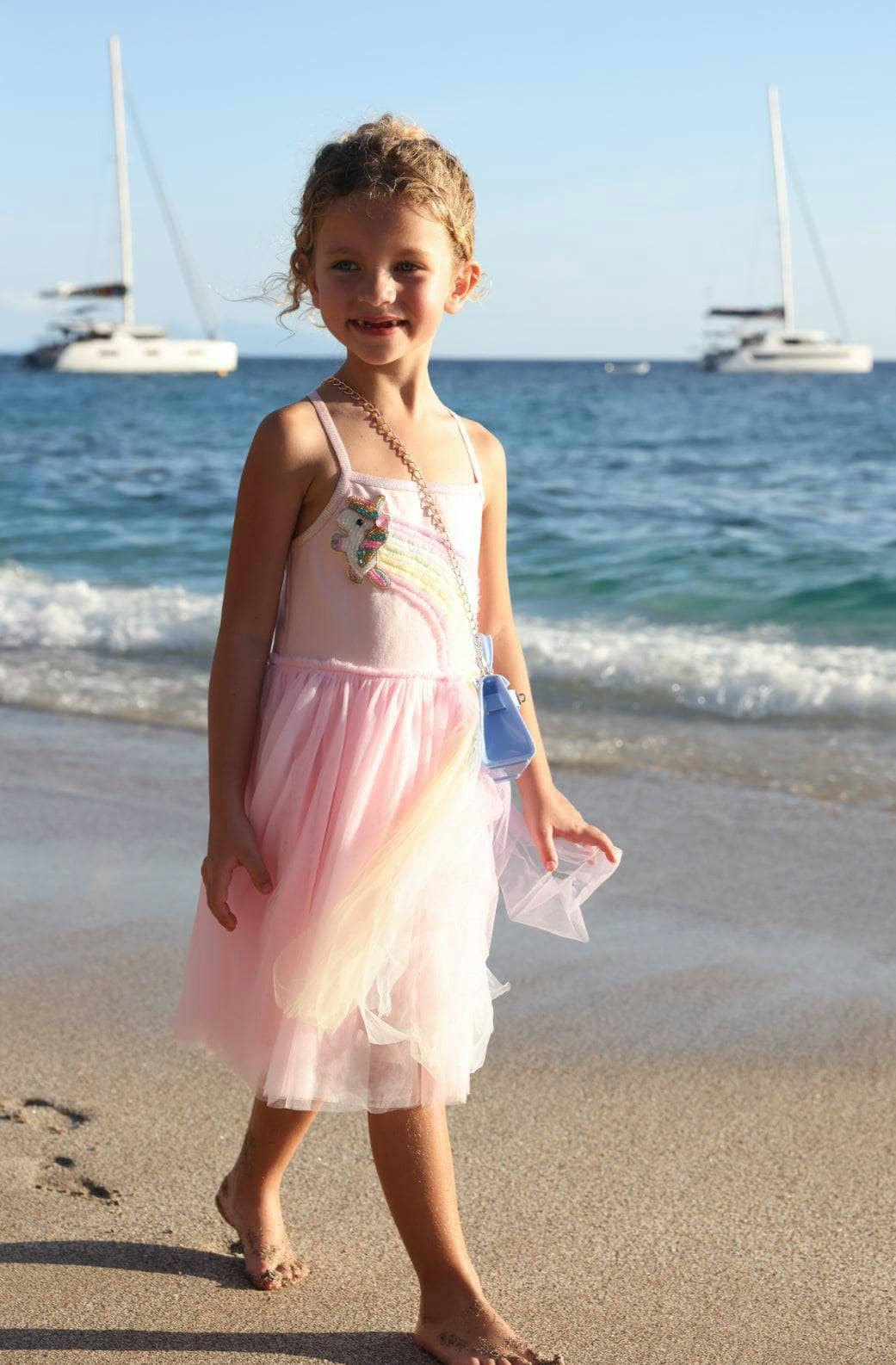 Unicorn Rainbow Tulle Dress