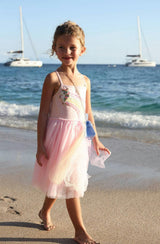 Unicorn Rainbow Tulle Dress