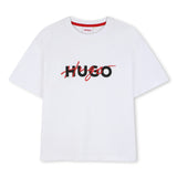White Crewneck Logo T‑Shirt