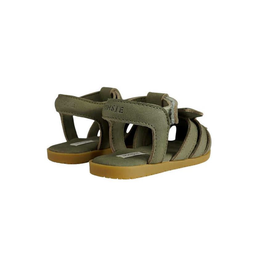 Damio Sandals | Frog | Stone Nubuck