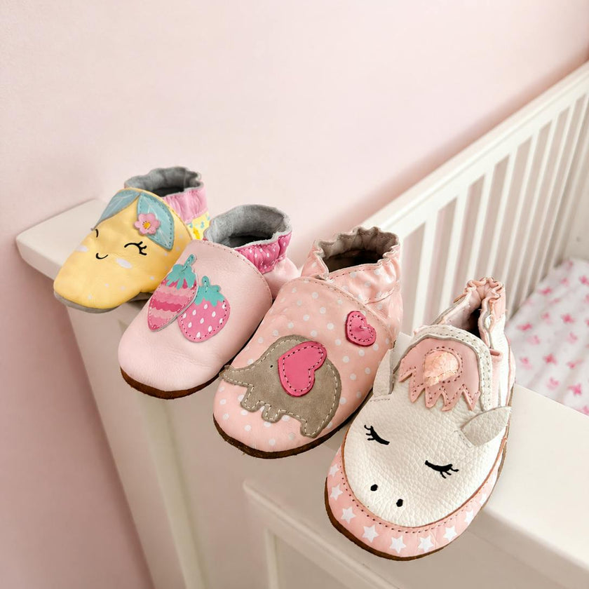 Berry Sweet Soft Soles in Light Pink