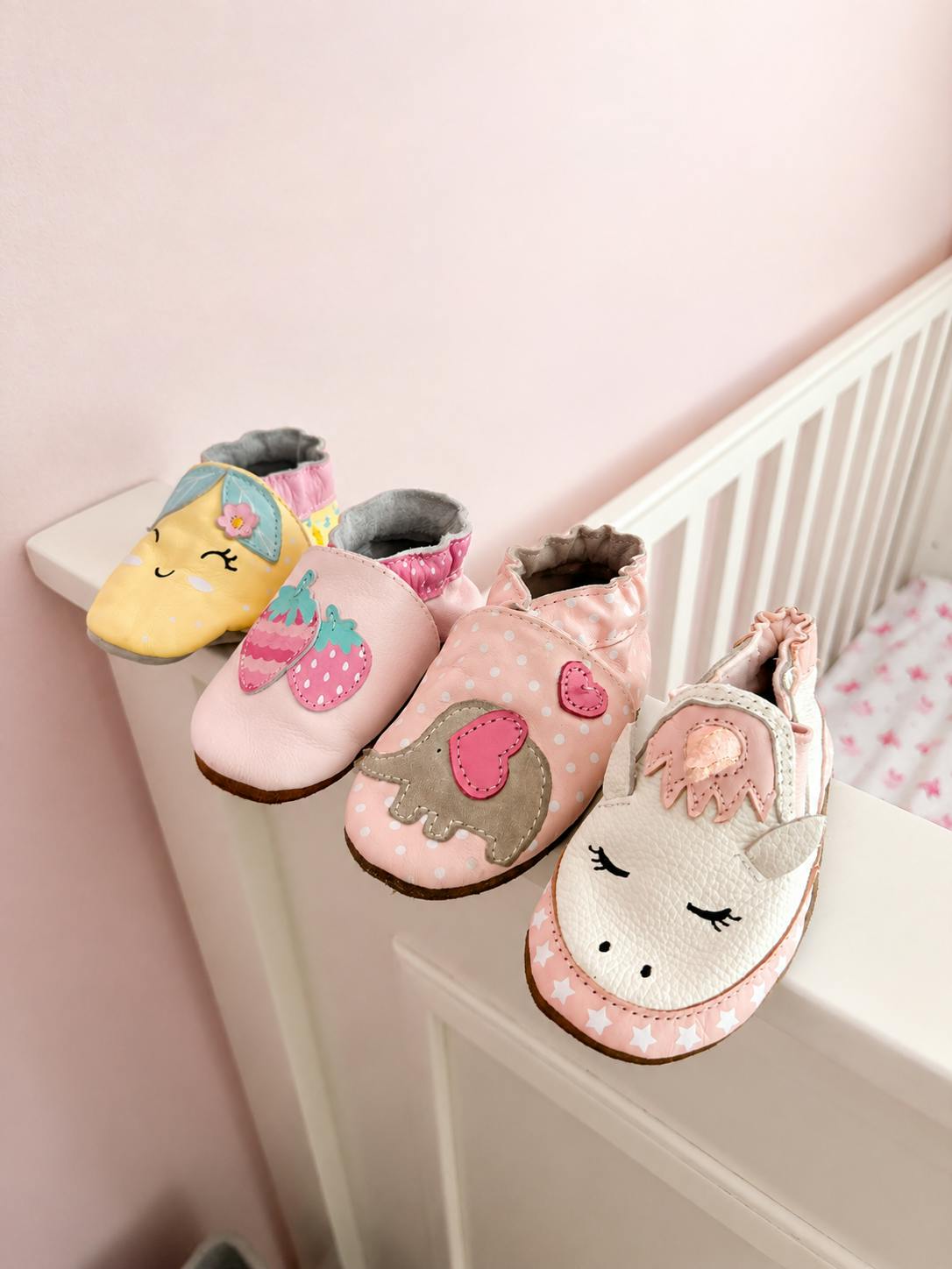 Berry Sweet Soft Soles in Light Pink