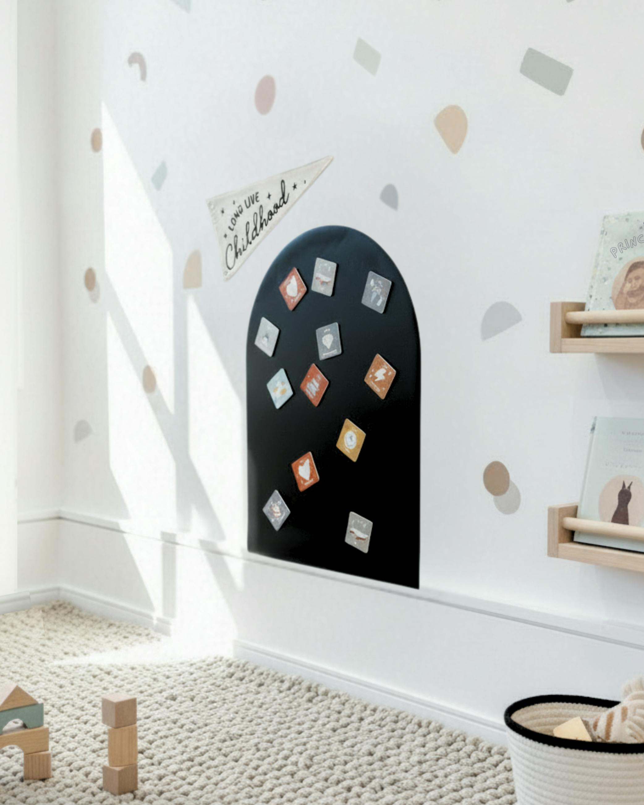 MINI Magic Playwall - Arch Magnetic Art Wall Decal for Small Spaces