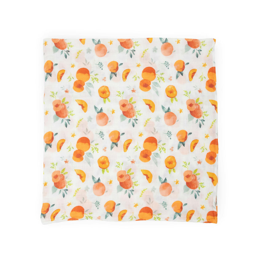 Cotton Muslin Swaddle Blanket 3 Pack - Georgia Peach 2