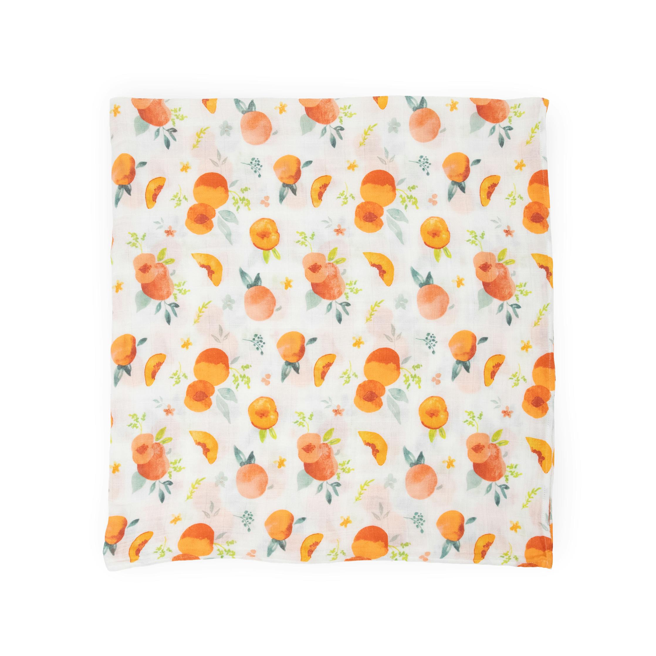 Cotton Muslin Swaddle Blanket 3 Pack - Georgia Peach 2