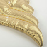 Gold Quilted Angel Wings & Crown