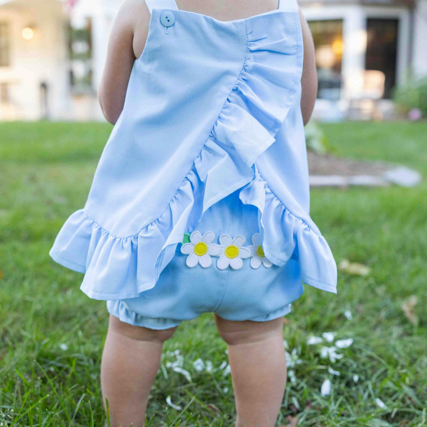 Pique Dress & Bloomer with Daisies