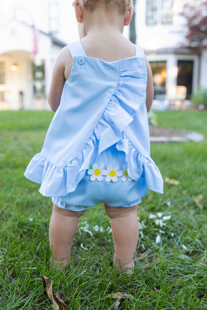 Pique Dress & Bloomer with Daisies