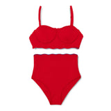 High Waisted Bikini in Rhode Island Red (Women's)