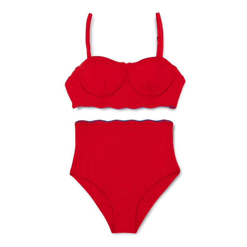 High Waisted Bikini in Rhode Island Red (Women's)