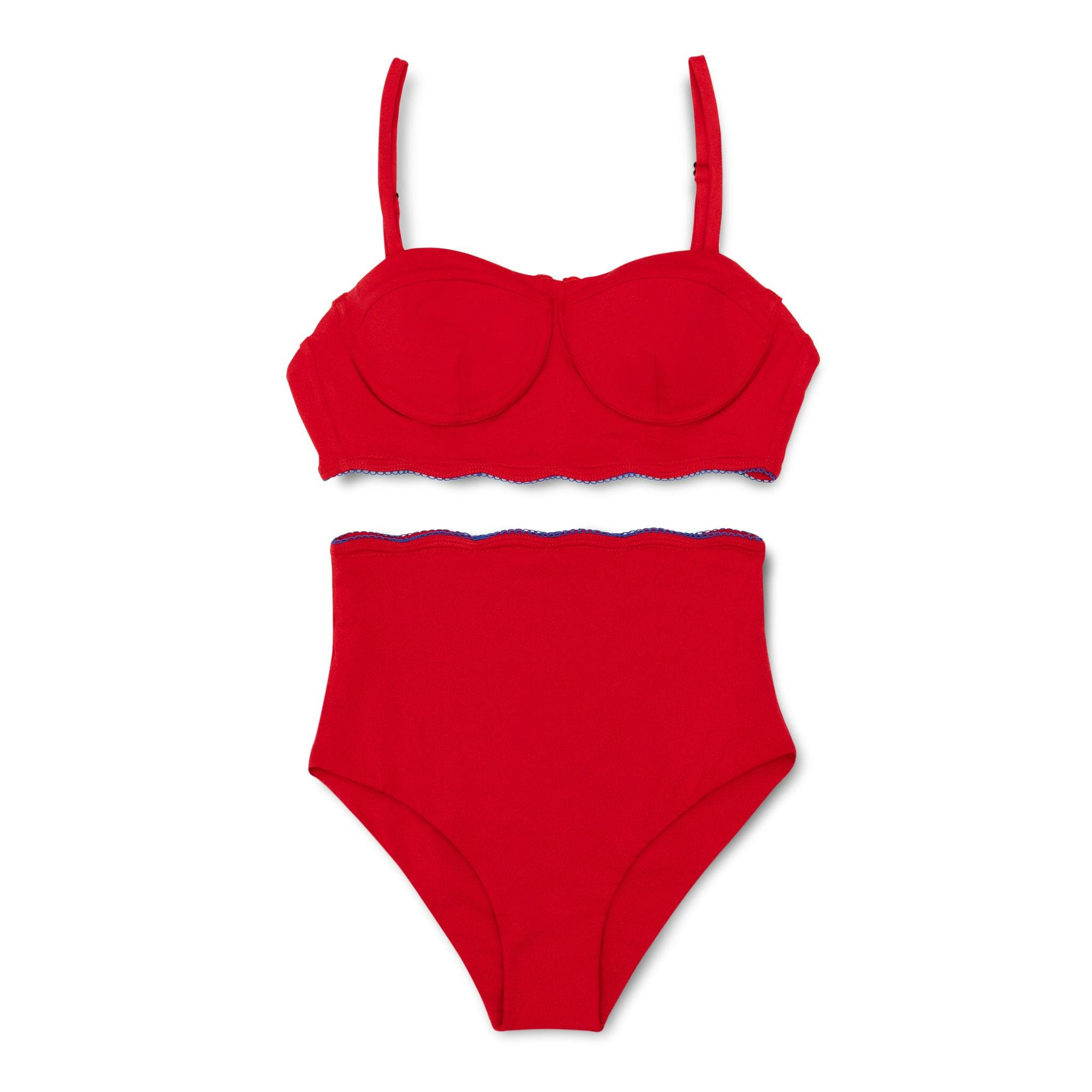 High Waisted Bikini in Rhode Island Red (Women's)