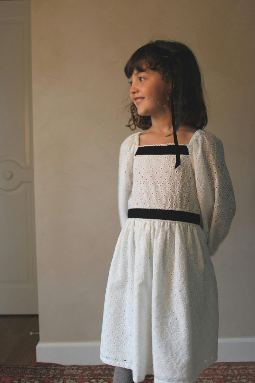 ANASTASIA DRESS | ANTIQUE WHITE