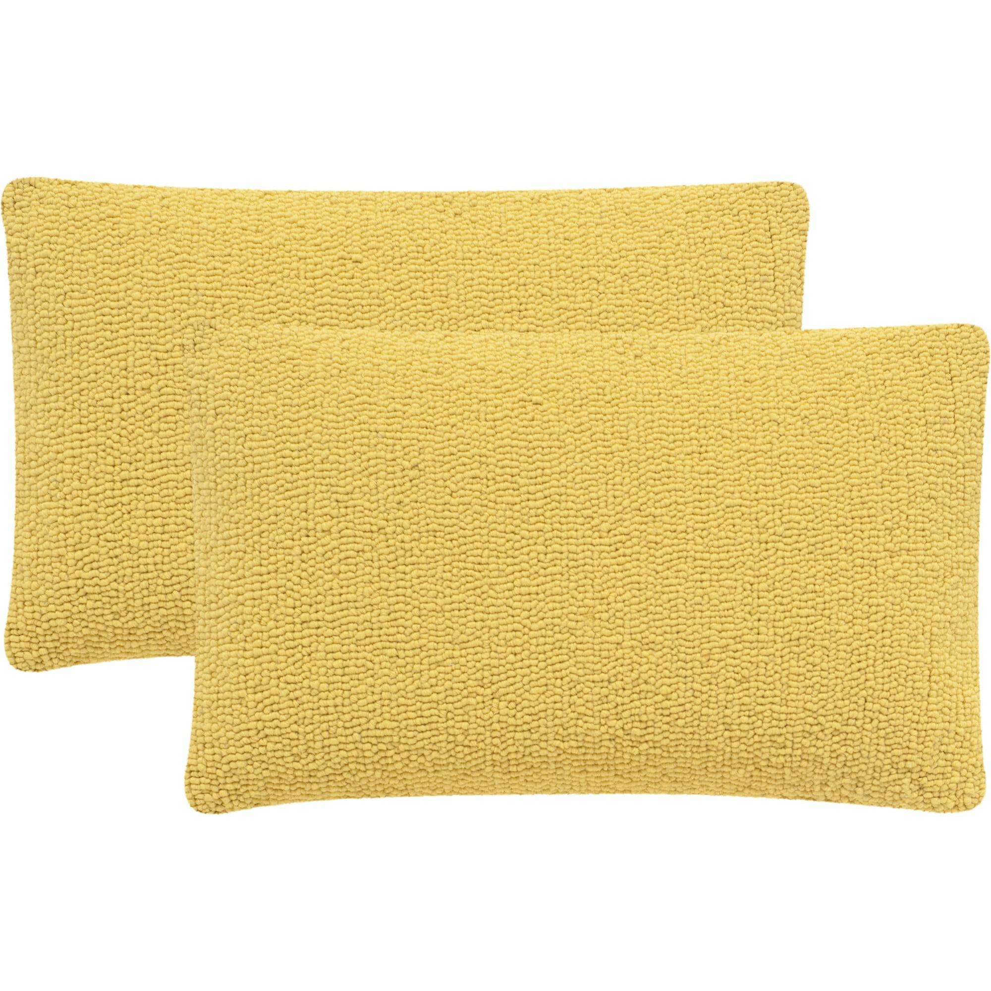 Set of 2 Soleil Solid Indoor/Outdoor Pillow