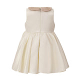 Cream Elaria Petal Bow Gown