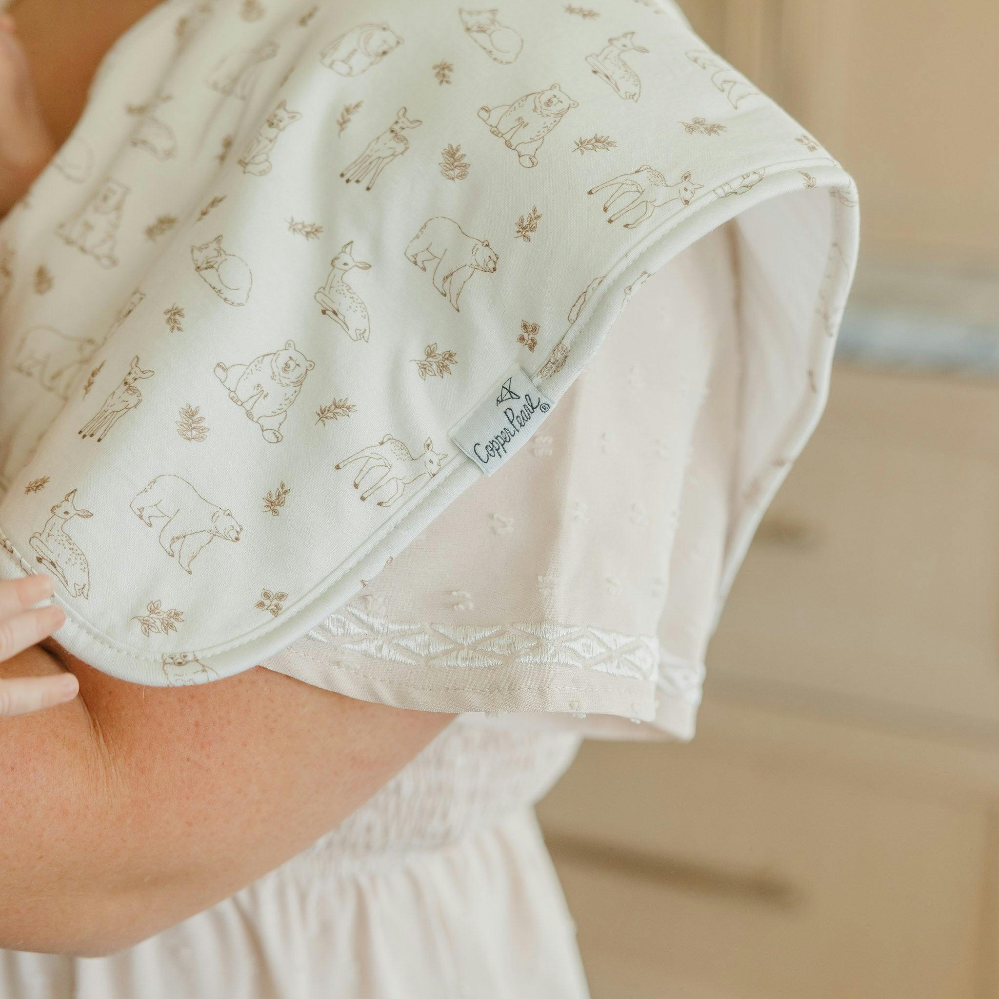 3 Pack Premium Burp Cloths - Natalie