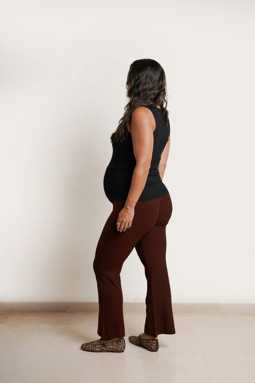 Georgina Over-Bump Maternity Knit Pants