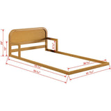 P’kolino Curva Rattan Floor Bed