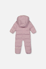 Baby Cloud One Piece Snowsuit Adapted For Car Seats Lavender