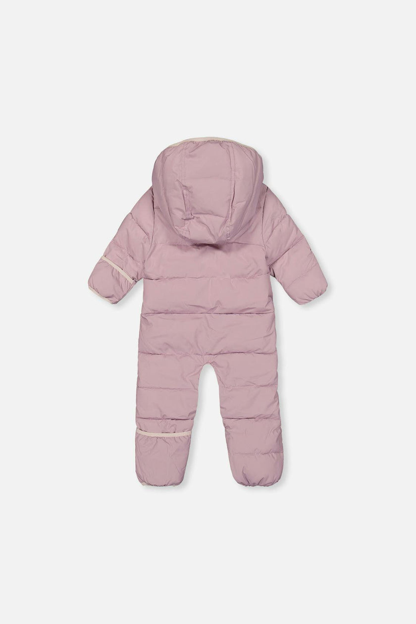 Baby Cloud One Piece Snowsuit Adapted For Car Seats Lavender