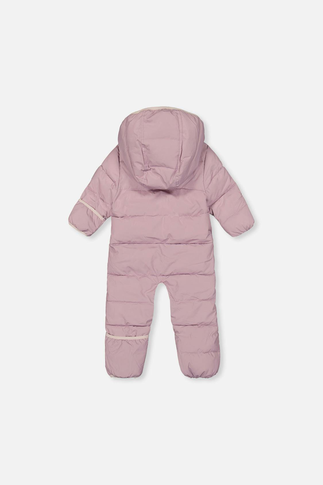 Baby Cloud One Piece Snowsuit Adapted For Car Seats Lavender