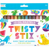 Twisty Stix Oil Pastels - Set of 12