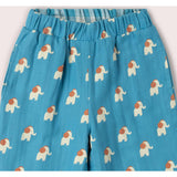 Blue Elephants Reversible Pull On Trousers, Blue
