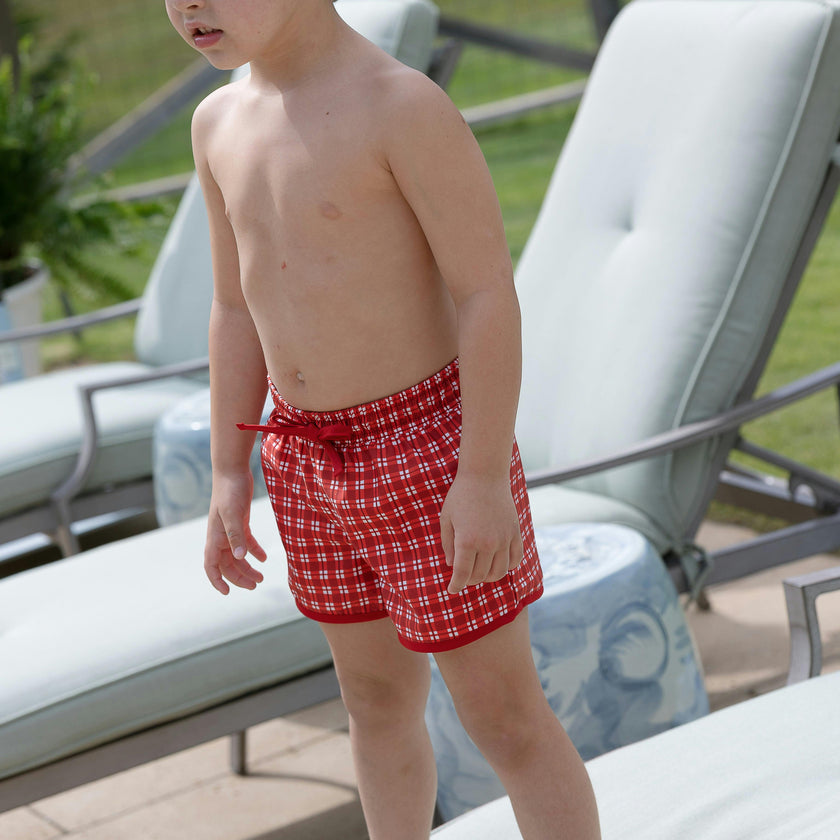 Talmadge Trunk | Cherry Check