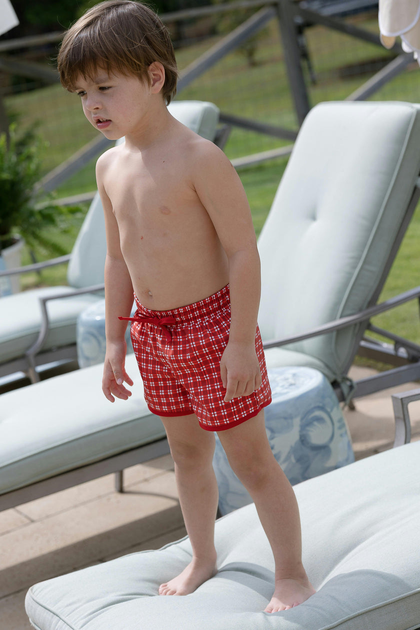 Talmadge Trunk | Cherry Check
