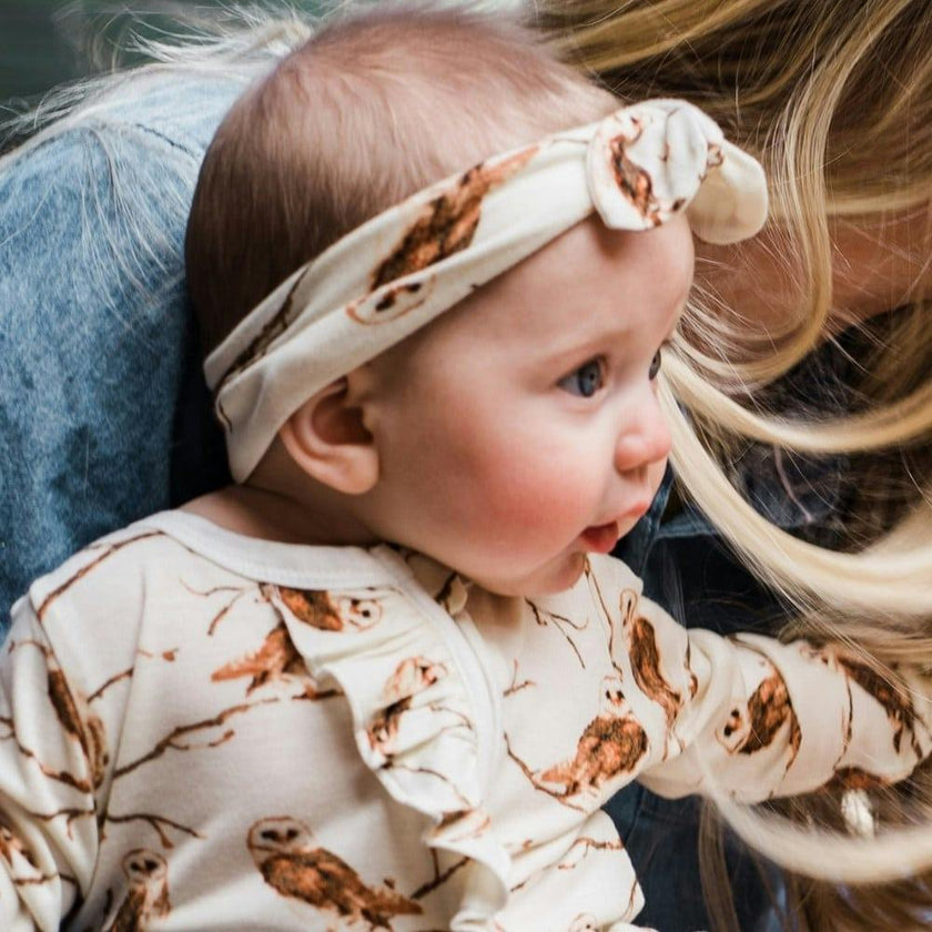 Owl Bamboo Knotted Headband