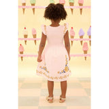 Mini Hattie Dress in Embroidered Spring Floral