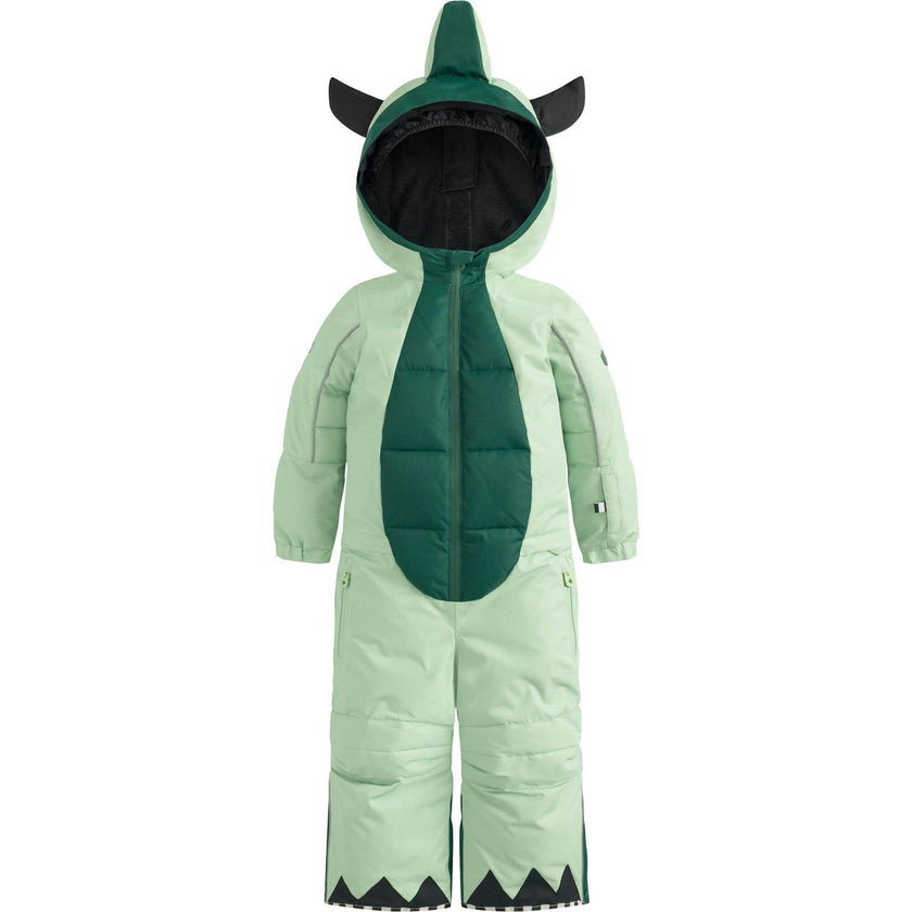 Lilido Monster Adjustable Hood Waterproof Zipper Snowsuit, Green
