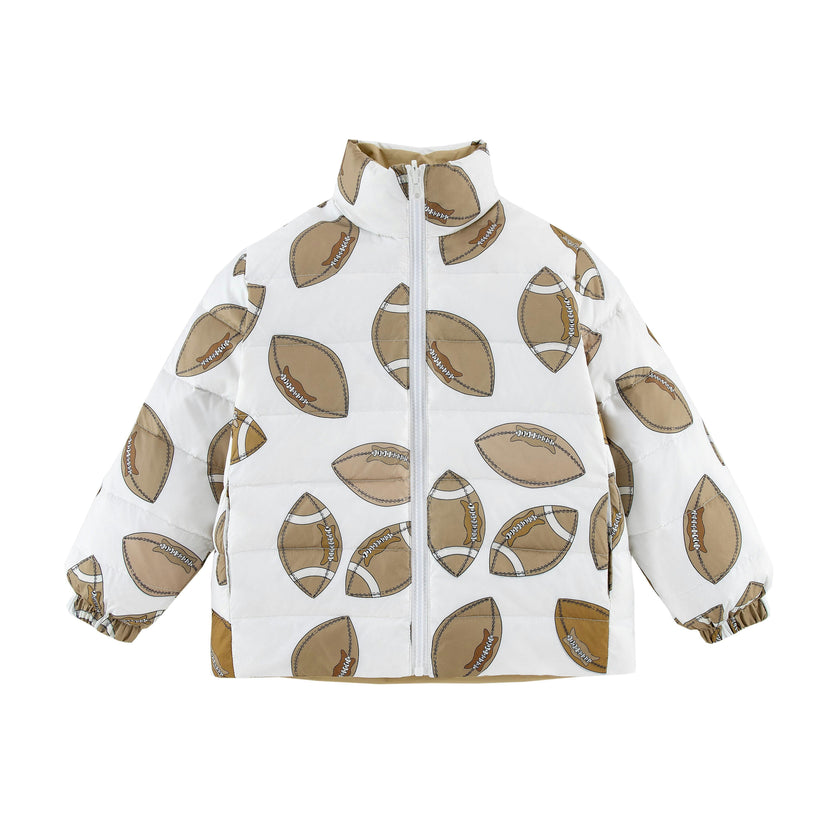 Blake Reversible Down Puffer, Tan