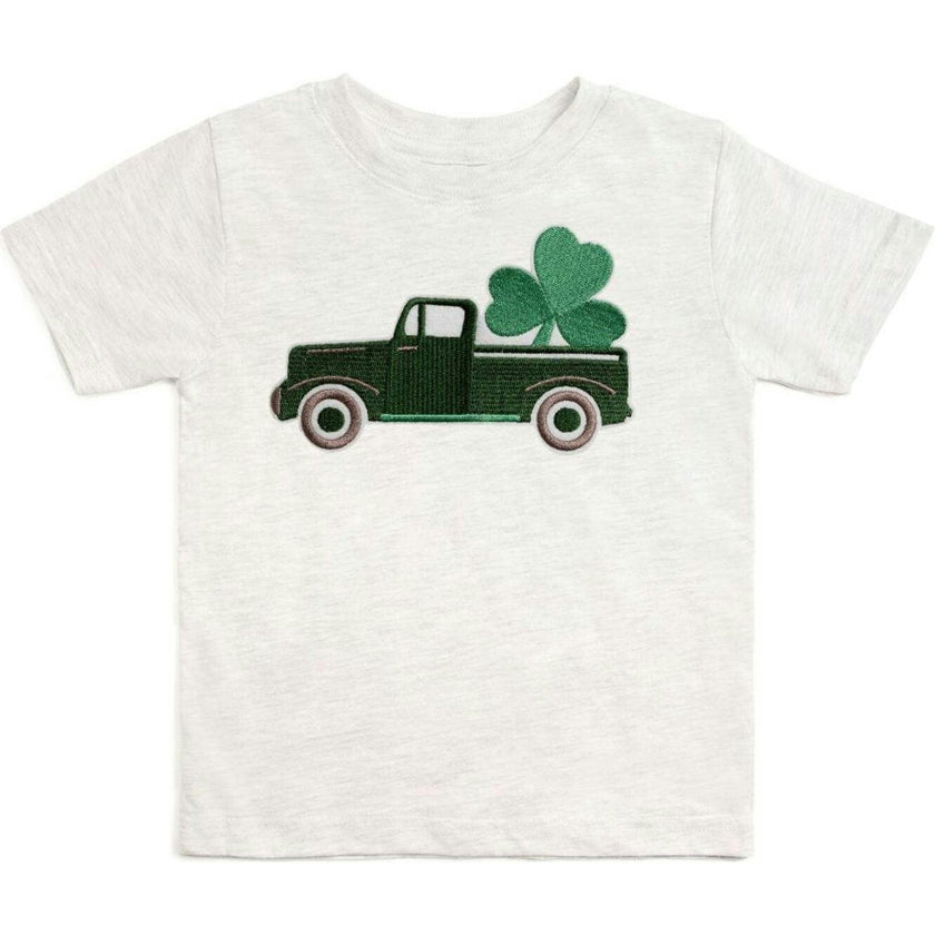Shamrock Truck Patch St. Patrick's Day Short Sleeve T-Shirt