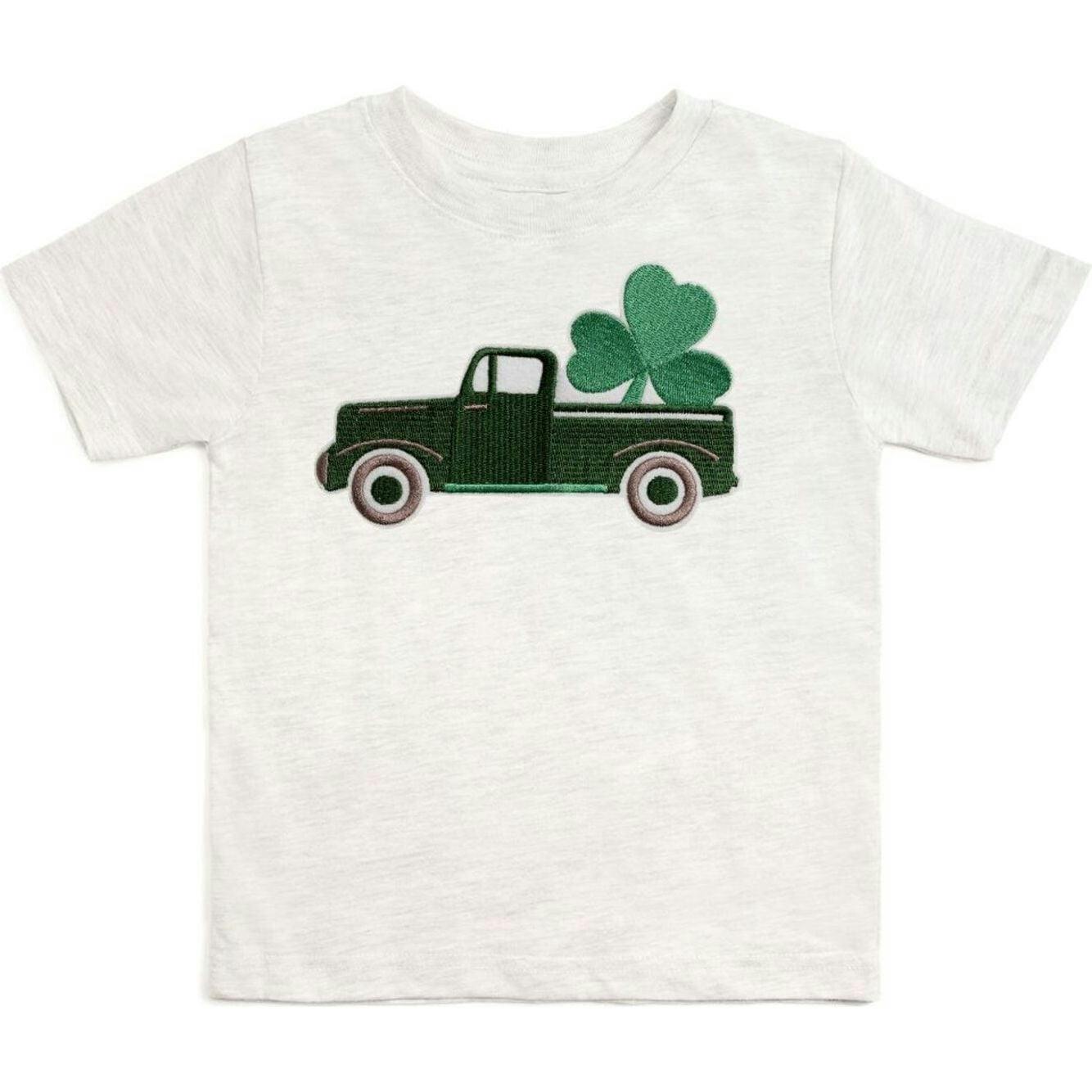 Shamrock Truck Patch St. Patrick's Day Short Sleeve T-Shirt