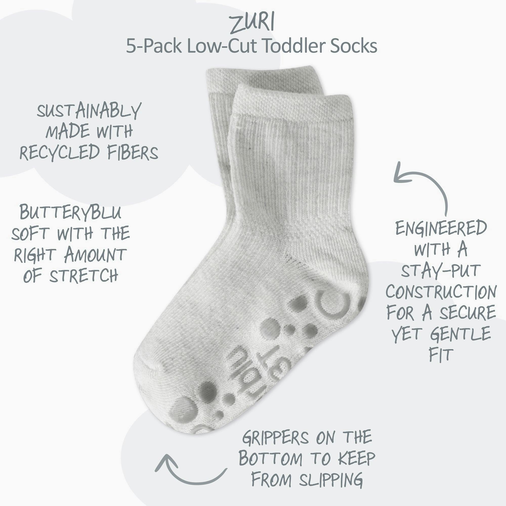 ZURI 10-Pack Baby & Toddler Socks