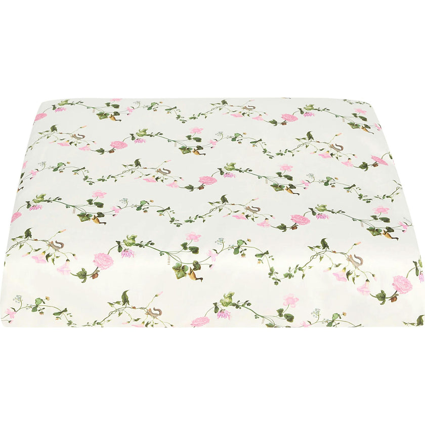 The Fitted Sheet - Pink Pond Floral