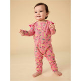 Ruffle Shoulder Baby Romper