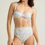 women's jasmine blossom high waist bikini bottom