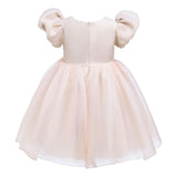 Champagne D'Amico Floral Teacup Dress